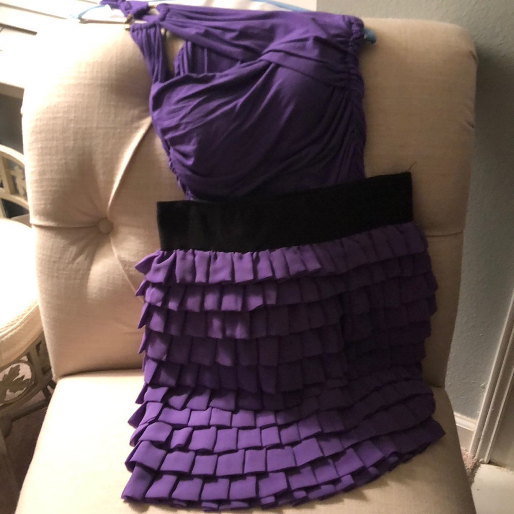 Bebe skirt and top set